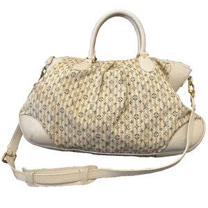 Back In Stock-100% Auth LOUIS VUITTON Vintage Marina GM Canvas & leather tote